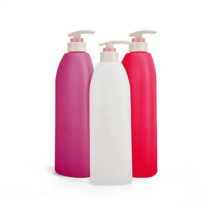 משלוח מדגם צבע התאמה אישית 800ML 26.7oz שמפו משאבת בקבוקי משולשת פריזמה גוף לשטוף קרם בקבוק באריזה אישית