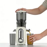 Extracteur de Jus Électrique à Pression à Froid de Qualité Supérieure pour Pommes, Carottes et Oranges – Meilleure Machine à Jus Lente pour Fruits