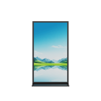 Totem Pubblicitario Digitale Touch Screen da 75 Pollici a Schermo Intero per Uso Commerciale