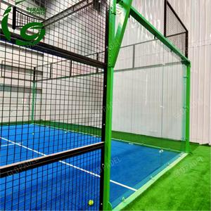 <span class=keywords><strong>Terrain</strong></span> de <span class=keywords><strong>padel</strong></span> vert personnalisé avec couleur et logo, <span class=keywords><strong>terrain</strong></span> de <span class=keywords><strong>padel</strong></span> de 20*10m certifié CE, <span class=keywords><strong>terrain</strong></span> de <span class=keywords><strong>padel</strong></span> de haute qualité pour club de <span class=keywords><strong>padel</strong></span> - Product Image 3