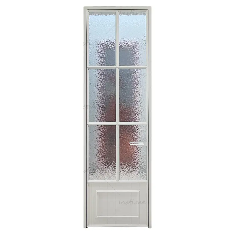 Instime Modern Design Exterior Door Single Leaf Single Casement Door Aluminum French Patio Swing Door For House