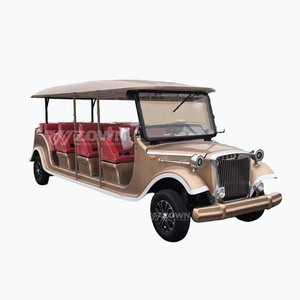 Factory Direct 12-seat New Design Car Retro-style Classic Antique Safety Vintage Car Resort Transportation - Product Image 6