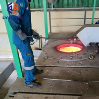 Four de fusion à moyenne fréquence en acier, zinc et fer inoxydable, haute efficacité de production, pour fonderie d'usine de barres d'armature