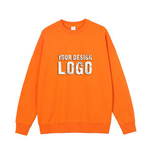 Sudadera Casual para Hombre, Cuello Redondo, Lavado Intenso, Color Sólido, Talla Grande, Otoño Invierno, Oferta - Product Image 1