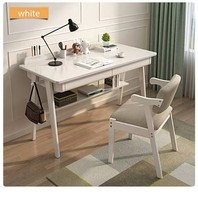 Escritorio Moderno Ergonómico de Altura Ajustable para Oficina en Casa, Estación de Trabajo para Portátil con Estructura de Acero Resistente y Superficie de Madera