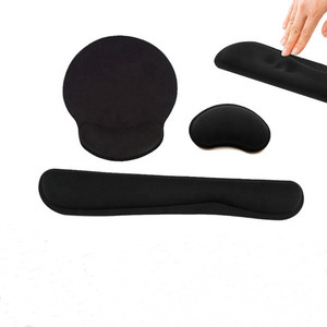 Tigerwings tùy chỉnh <span class=keywords><strong>Silicone</strong></span> đám mây chuột Pad Bàn phím chống silp <span class=keywords><strong>Ergonomic</strong></span> Gel cổ tay phần còn lại thiết lập với bộ nhớ bọt - Product Image 2