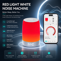 640nm Pure Red Light Therapy Sleep Device Plastic Backed Science Supported Deep Relaxation Red Light Sleep Lamp