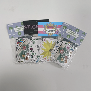 Trang web bán Hot Die cắt Sticker Matte Vinyl Nhãn DIY trang trí sticker với Túi OPP tùy chỉnh tự dính nhãn - Product Image 2