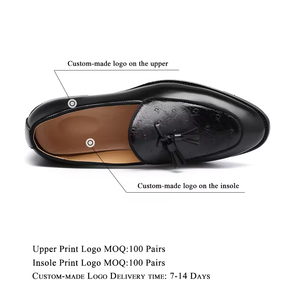 Mocasines de Otoño al por Mayor, Mocasines Vintage de Piel de Becerro para Hombre, Mocasines Casuales de Alta Calidad, Zapatos de Vestir para Hombre Fabricados - Product Image 3