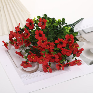 Coloré mélange marguerite planteur pour extérieur printemps et été décor fleurs artificielles Faux arbustes soyeux Durable pour balcon cour décor - Product Image 5