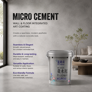 Fournisseur direct d'usine pour la peinture de sol en microciment et le revêtement mural en microciment pour les salles de serveurs de centres de données - Product Image 2