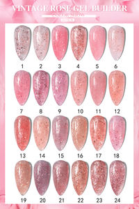 <span class=keywords><strong>Deroi</strong></span> Nude Color Rose Glitter Gel Nail Builder Hard Extension Nail Gel Builder For Nail - Product Image 2