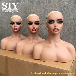<span class=keywords><strong>Testa</strong></span> di manichino in Pvc con spalle femminili per esposizione di parrucche <span class=keywords><strong>testa</strong></span> di manichino afroamericano <span class=keywords><strong>testa</strong></span> <span class=keywords><strong>e</strong></span> busto di manichino femminile - Product Image 5