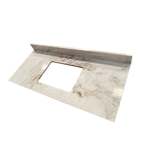 Tùy chỉnh phong cách mới thạch anh <span class=keywords><strong>Venus</strong></span> thạch anh trắng phòng tắm Vanity đầu <span class=keywords><strong>Countertop</strong></span> cao cấp Nhà máy trực tiếp bán giá thấp hơn - Product Image 1