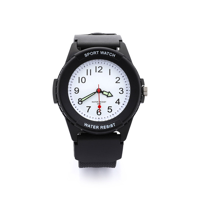 Custom Plastic Rubber Silicone Band Kid Children Teacher Wrist Watch Waterproof Custom Plastic Quartz Watches