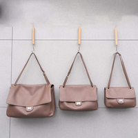 Nouveau sac fourre-tout en cuir pleine fleur souple pour femme, sac à bandoulière rétro tendance, grande capacité, multi-couches, trois tailles