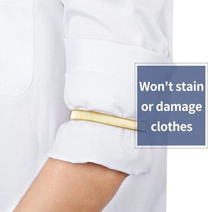 Porte-manches de chemise anti-dérapant stretch chemises jarretelles brassards élastiques, brassards à manches en métal pour hommes femmes - Product Image 3