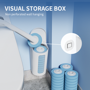 Keluaran baru sikat pembersih Toilet sekali pakai alat pembersih efektif dengan kepala sikat - Product Image 5