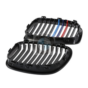 Kit de calandre BMW F20 noir brillant style M pour Série 1 118i 120i, amélioration du pare-chocs, plastique ABS - Product Image 3