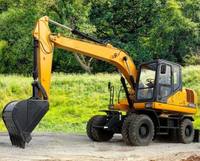 Колесный экскаватор Top Brand W915EG4 MAX 14.3T с объемом ковша 0.6 куб.м и двигателем 108 кВт для строительных работ