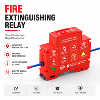 Dispositif d'extinction d'incendie automatique monté sur rail, extincteur à gaz aérosol chaud, boîte de distribution entièrement automatique pour l'alimentation électrique