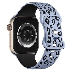 <span class=keywords><strong>Bracelet</strong></span> en silicone bicolore gravé léopard pour <span class=keywords><strong>bracelet</strong></span> <span class=keywords><strong>Apple</strong></span> <span class=keywords><strong>Watch</strong></span> 38 40 41 42 44 45 49 Mm pour <span class=keywords><strong>bracelet</strong></span> Iwatch Ultra 2 Se 9 8 7 6 5 - Product Image 2