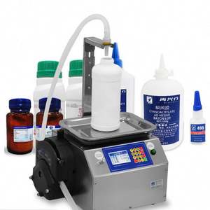 Machine de remplissage semi-automatique à grande capacité avec <span class=keywords><strong>pompe</strong></span> de pesage pour miel, pâte de sésame, huile comestible et liquides visqueux - Product Image 4