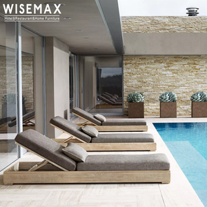 WISEMAX FURNITURE Ensemble <span class=keywords><strong>de</strong></span> mobilier <span class=keywords><strong>de</strong></span> <span class=keywords><strong>jardin</strong></span> pour hôtel, mobilier <span class=keywords><strong>de</strong></span> <span class=keywords><strong>jardin</strong></span> en teck, chaises longues individuelles d'extérieur, <span class=keywords><strong>lit</strong></span> <span class=keywords><strong>de</strong></span> jour <span class=keywords><strong>double</strong></span>, gazebo en bois <span class=keywords><strong>de</strong></span> teck, <span class=keywords><strong>lit</strong></span> à <span class=keywords><strong>baldaquin</strong></span> - Product Image 4
