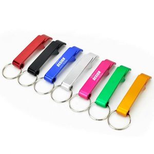 <b>Personalized</b> Metal <b>Keychain</b> Bottle Opener - Sleek & Portable Design for Effortless Beer Opening - Perfect Gift Idea - Product Image 1