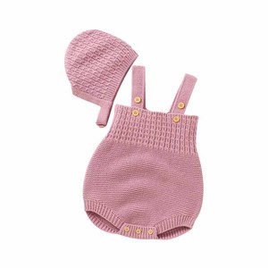 2023 Mimixiong pagliaccetti lavorati a maglia con cappello Design carino per lo stile delle neonate - Product Image 1