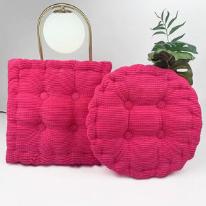 สีพื้นเสื่อทาทามิเสื่อทาทามิแบบหนา40*40ซม. 45*45ซม. 50*50ซม. แผ่นรองเก้าอี้สำนักงานผ้าคอร์นนุ่มหนา8ซม. - Product Image 6