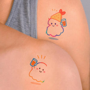 Autocollants de tatouage temporaire colorés <span class=keywords><strong>petit</strong></span> motif de nuage tatouage étanche adapté au visage, aux <span class=keywords><strong>bras</strong></span> et aux jambes - Product Image 3