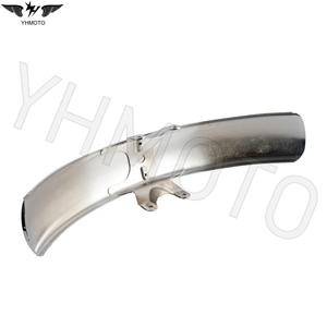 Guardabarros Delantero de Acero Cromado (Kotflügel) para Motocicleta MZ 251 MZ 250 - Product Image 4