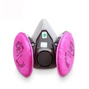 Masker 7502 sertifikasi CE dengan 2097 kartrid Filter bantalan katun untuk penggunaan masker Gas - Product Image 2