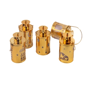 Décoration musulmane du Ramadan, petite lanterne à LED, lumières Eid Mubarak <span class=keywords><strong>pour</strong></span> la maison, Eid Al-Fitr <span class=keywords><strong>Aid</strong></span> Moubarak, décoration creuse <span class=keywords><strong>pour</strong></span> fête - Product Image 1