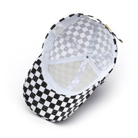 Gorras de Béisbol Personalizadas Ajustables, 100% Algodón Suave, Diseño Clásico de 6 Paneles, Bordado, Estampado a Cuadros, para Uso Casual al Aire Libre