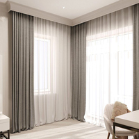 Voilages en Gros pour la Maison : Rideaux Verticaux Modernes de Luxe pour le Salon, Voilages sur Mesure