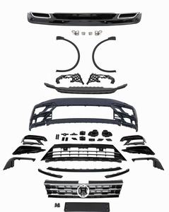 Pieza de automóvil de alta calidad para <span class=keywords><strong>Tiguan</strong></span> <span class=keywords><strong>2018</strong></span>, actualización a <span class=keywords><strong>R</strong></span> <span class=keywords><strong>Line</strong></span>, kit de ajuste Facelift con puntas de difusor trasero de arco de rueda delantera de parrilla - Product Image 2