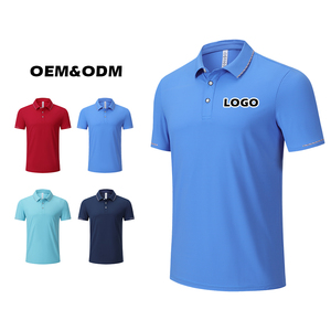 เสื้อโปโลมีปกทรงหลวมผ้าโพลีเอสเตอร์ระบายอากาศได้ดีตรงจากโรงงาน - Product Image 6