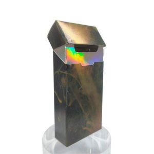 Tùy chỉnh in logo bạc tông có thể gập lại thuốc lá Hộp bao bì trường hợp dùng một lần thuốc lá hộp giấy - Product Image 5