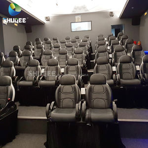 Poltrona <span class=keywords><strong>Cinema</strong></span> di Lusso Nera 4D 5D con Movimento Pneumatico a 3 Posti per Sala <span class=keywords><strong>Cinema</strong></span>, Giardino o Parco a Tema - Product Image 3