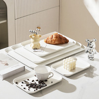 Plastic dienblad voor thuis, thee, fruit, dessert, antislip, voor het bewaren van voedsel, keukengerei