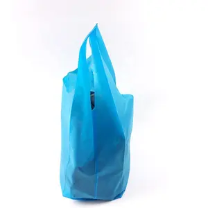 Venda direta da fábrica preço barato sacola de compras sacola de compras sacola de compras reutilizável sacola de camiseta não tecido
