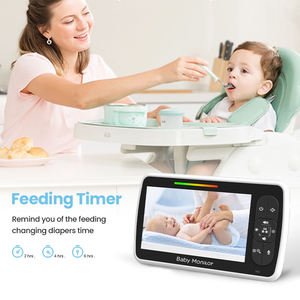 Moniteur Bébé Vidéo 5 Pouces avec Caméra, Vision Nocturne Infrarouge, Audio Bidirectionnel, Mode ÉCO, Batterie 3000 mAh et Rotation à 355 Degrés - Product Image 3