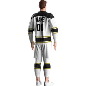 Uniformes Deportivos con Cuello en V y Estampado ODM, Bordado de Equipo, Uniformes de Hockey sobre Hielo - Product Image 6