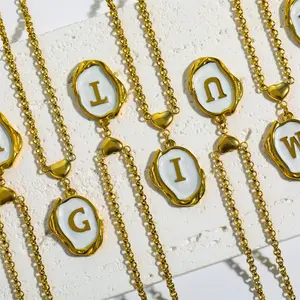 Ожерелье с подвеской-инициалом в форме сердца, 26 букв, ожерелья в форме сердца, подарки для девочек, аксессуары с первым буквом