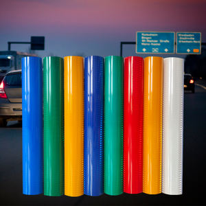 10 سنوات ذاتية اللصق فلوري أصفر أخضر ليمون دقيق غشاء عاكس منشوري لعلامات المرور عالية الوضوح - Product Image 6