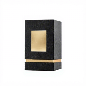 Caja de Perfume de Papel Personalizable con Forma Cuadrada, Superficie para Estampado en Caliente, Envase Vacío de Lujo para Botellas de 30ml, 50ml, 100ml, para Regalo - Product Image 1