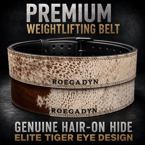 Cinturón de levantamiento de pesas de cuero prémium con pelo, estilo vintage, soporte <span class=keywords><strong>para</strong></span> powerlifting con hebilla de acero, resistente, profesional - Product Image 1