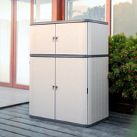 2025 nuevas innovaciones gabinetes HDPE cocina listo para montar gabinete de herramientas gabinete de almacenamiento de plástico